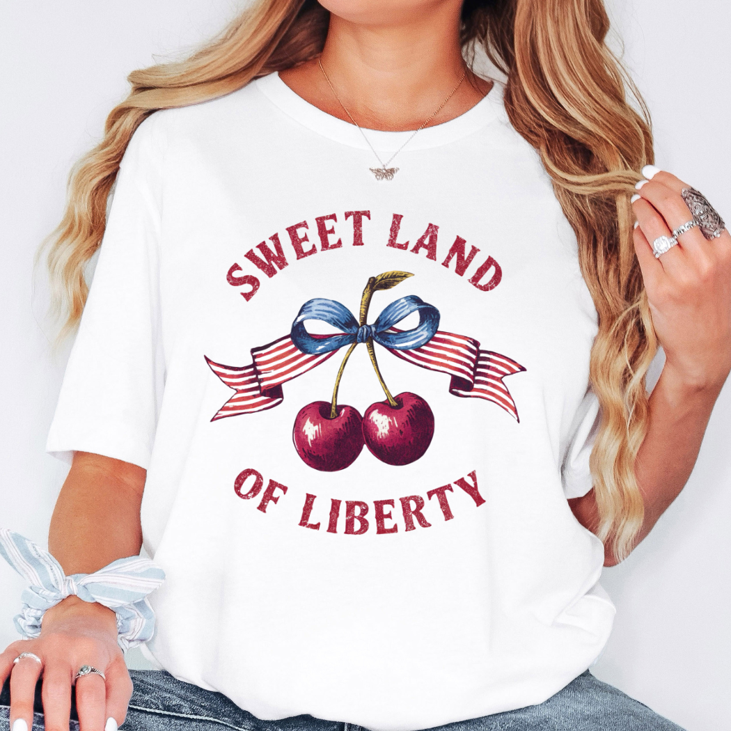 Sweet Land Of Liberty 4th of July Tee