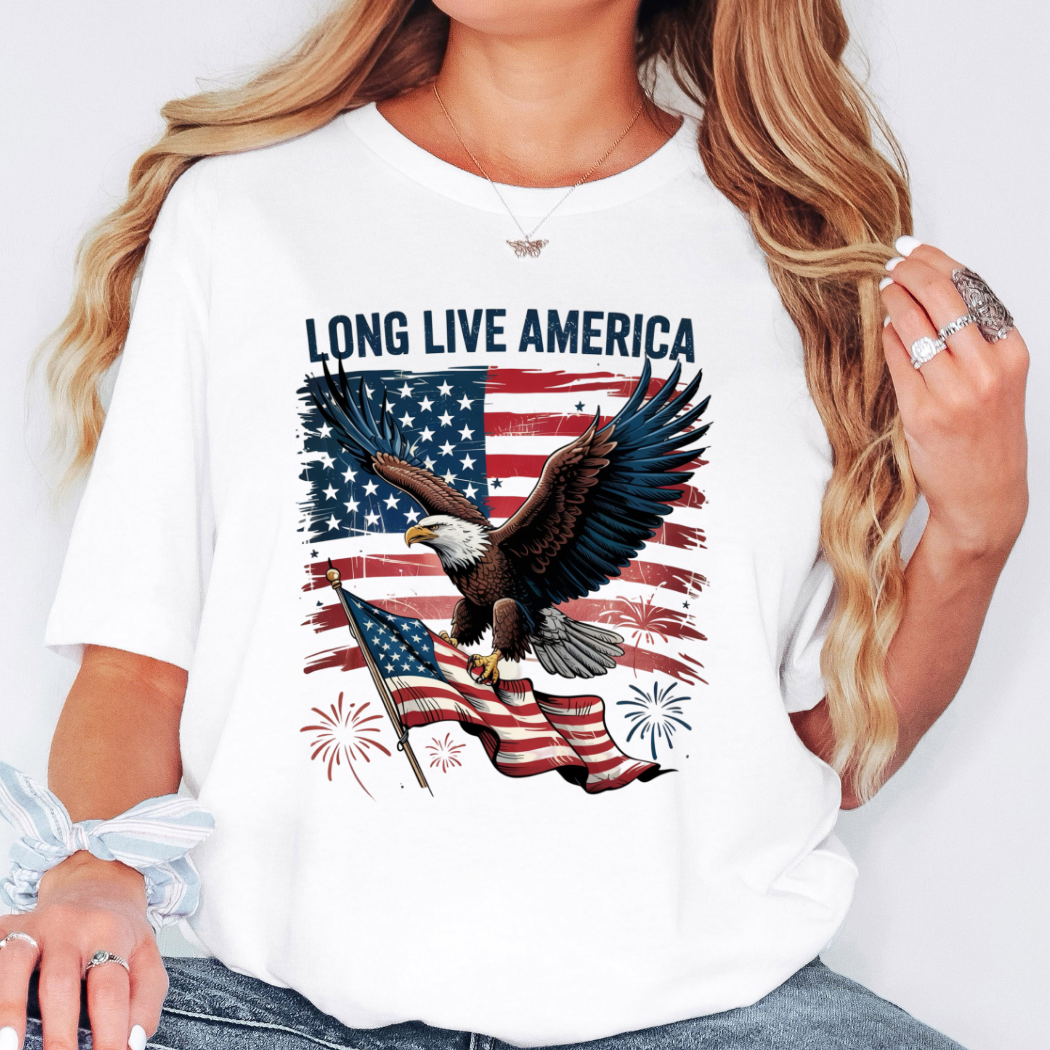 Long Live America 4th of July Tee